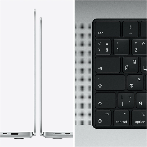 Ноутбук Apple Macbook Pro 16 2021 (M1 Max 10-Core, GPU 32-Core, 32GB, 8TB) (Серебристый, 32 ГБ, 8 ТБ, RU)