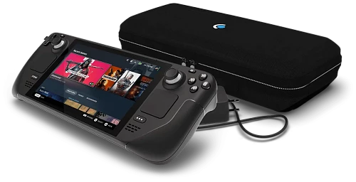 Игровая приставка Valve Steam Deck 64GB (64 ГБ, Чёрный)