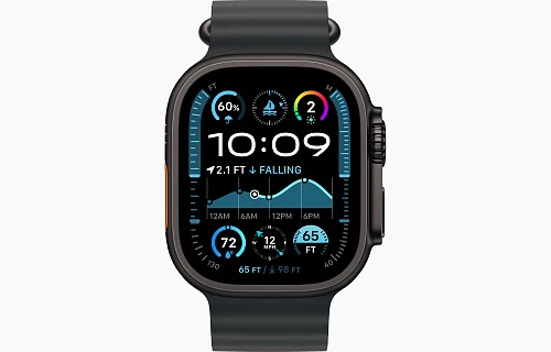 Умные часы Apple Watch Ultra 2 49 мм (2024) Black Case with Ocean Band (49mm, Black, One size)