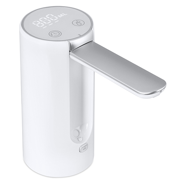 Помпа Ecotronic PLR-660 white-silver электрическая на аккумуляторе для 19л бутылей (в коробке)