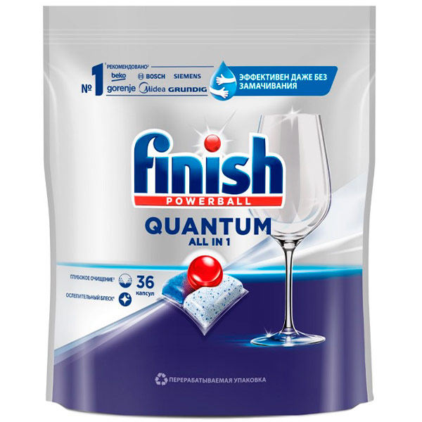 Средство для посудомоечных машин Finish Quantum Рowerball 36 таб