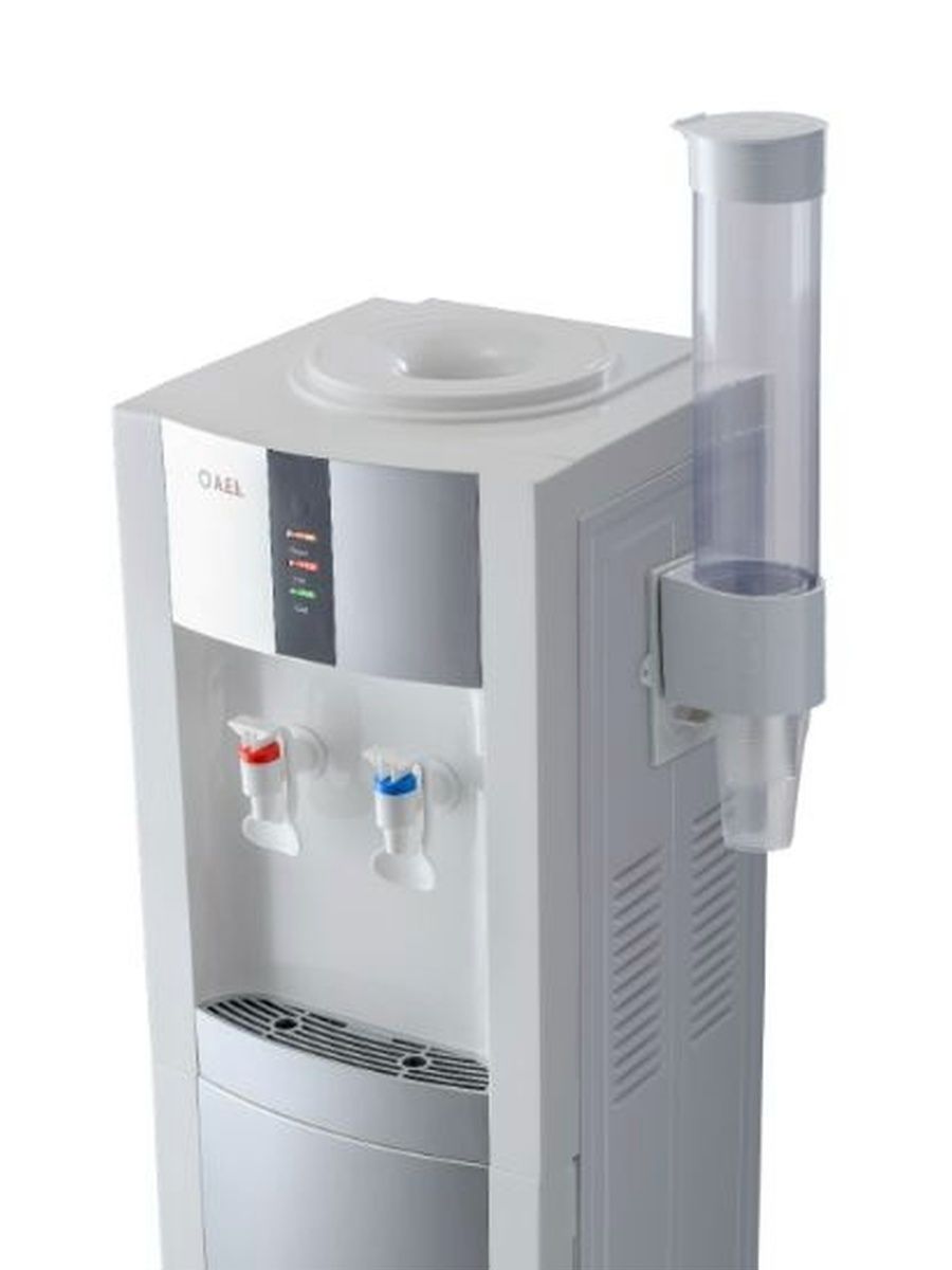 Кулер для воды LC-AEL-47с white/silver с шкафчиком