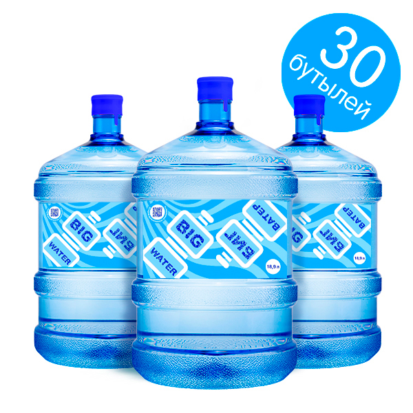 Big Water / Биг Ватер 30 бутылей