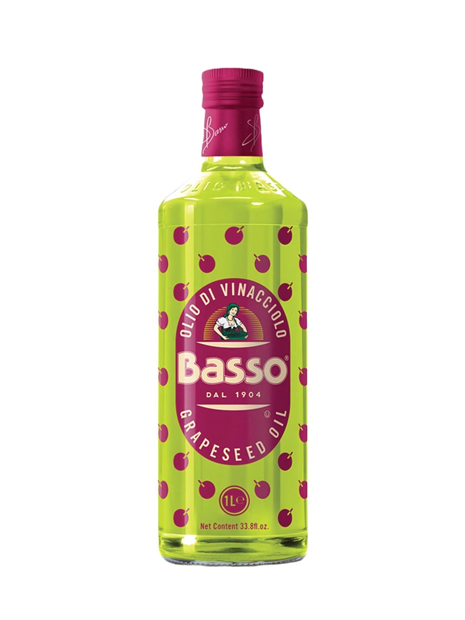 Масло Виноградной Косточки Basso 1л х 4шт.