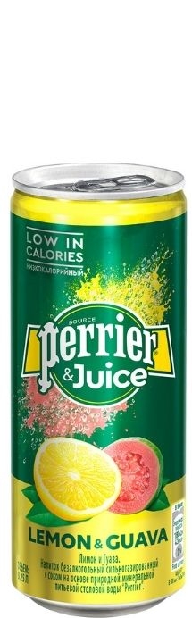 Perrier (Перье) 0.25л - "Лимон-гуава"
