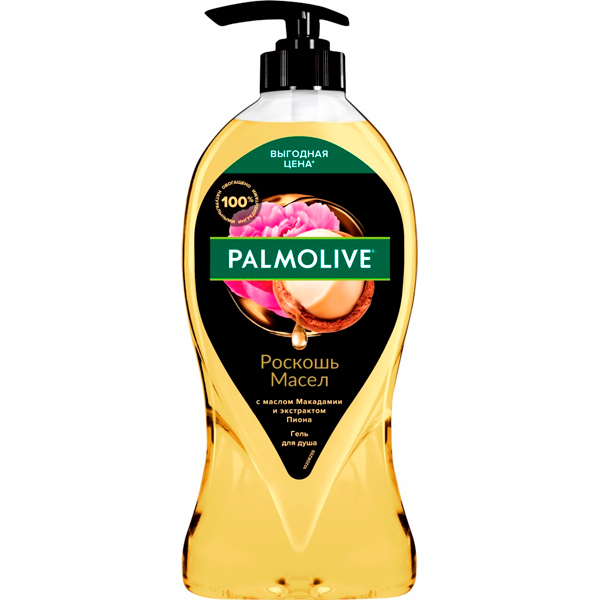 Гель для душа Palmolive с маслом Макадамии и экстрактом Пиона 750 мл