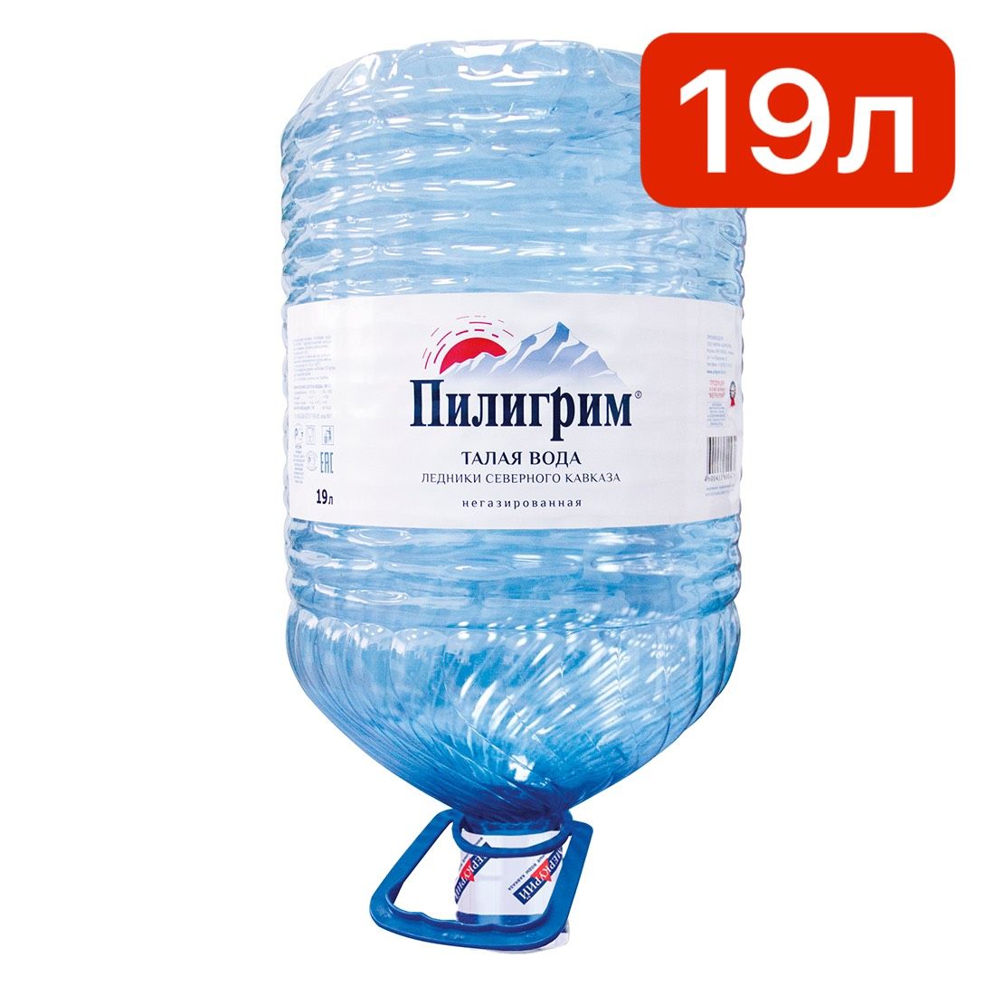 Минеральная питьевая столовая вода "Пилигрим" 19.0 литров (одноразовые бутыли)