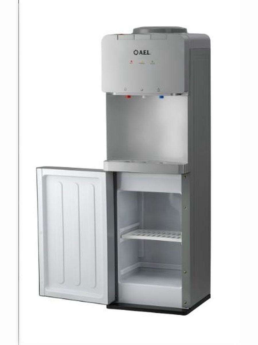 Кулер для воды LD-AEL-422c silver с шкафчиком