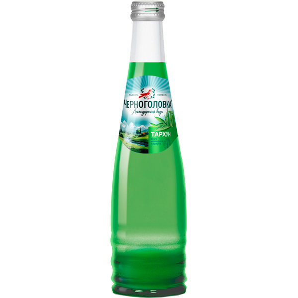 Черноголовка Тархун 0.33 литра, газ, стекло, 12 шт. в уп.