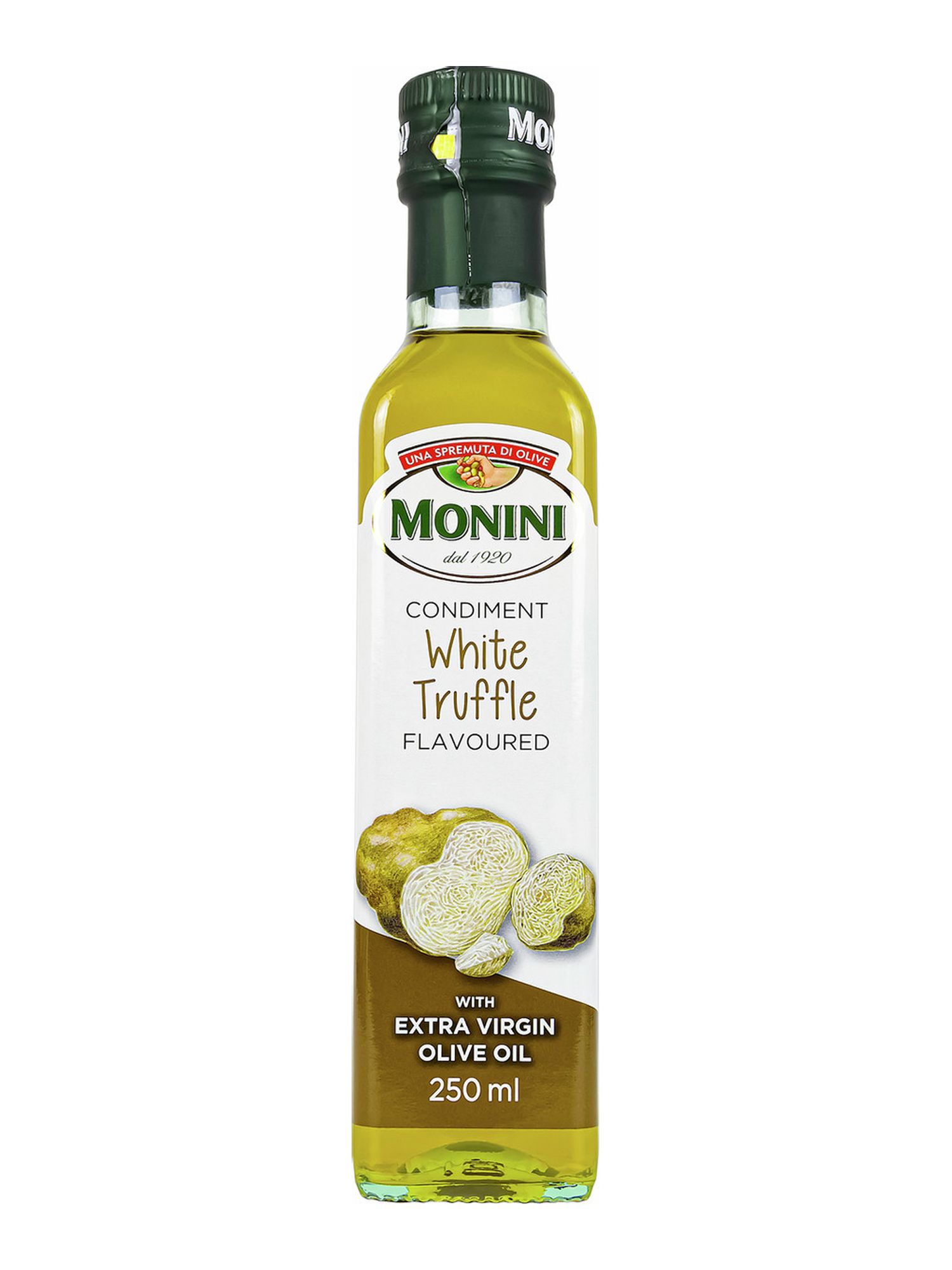Масло оливковое Monini с белым трюфелем Extra Virgin нерафинированное, 250мл х 2шт.