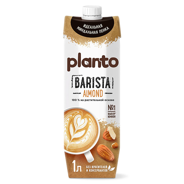 Напиток Planto Barista миндальный 1.2% 1 литр
