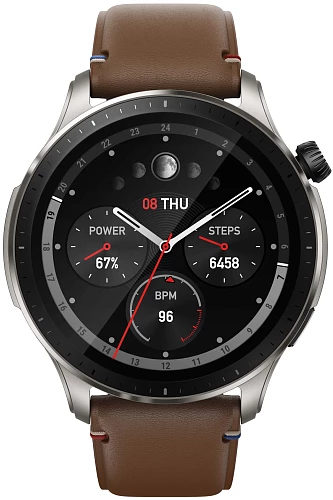 Умные часы Amazfit GTR 4 46 мм GPS (46mm, Коричневый)