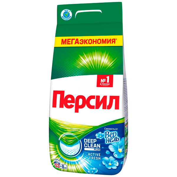 Стиральный порошок Персил Свежесть от Вернель автомат для белого белья 8 кг