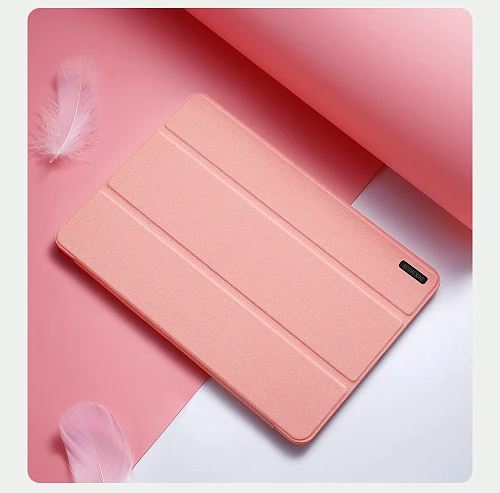 Чехол-книжка Gurdini Dux Ducis Domo Series для iPad Pro 11 (2024) (Розовый)