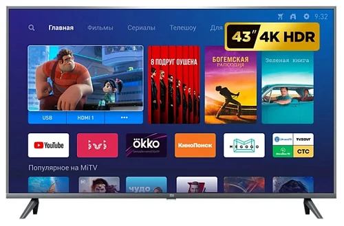 Телевизор Xiaomi Mi TV 4S 43 T2 Global 42.5" (2019) (Чёрный, 42.5, Global)