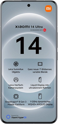 Смартфон Xiaomi 14 Ultra 16/512Gb CN (Белый, 512 ГБ, 16 ГБ, CN)