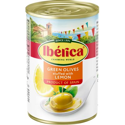 Оливки Iberica с лимоном, 300г х 12шт.