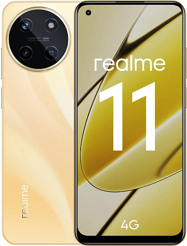 Смартфон Realme 11 8/128GB Global (128 ГБ, Золотой, 8 ГБ, Global)