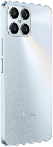 Смартфон HONOR X8 6/128GB Global (Серебристый, 6 ГБ, 128 ГБ, Global)