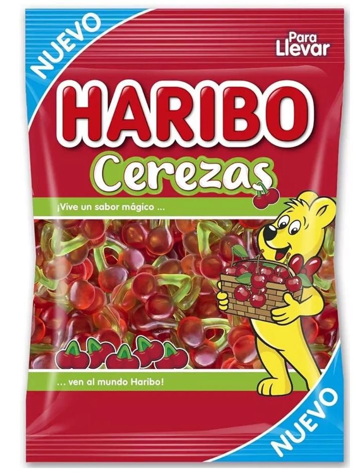 Жевательный мармелад HARIBO Cerezas (вишня) 100г. 6 шт.