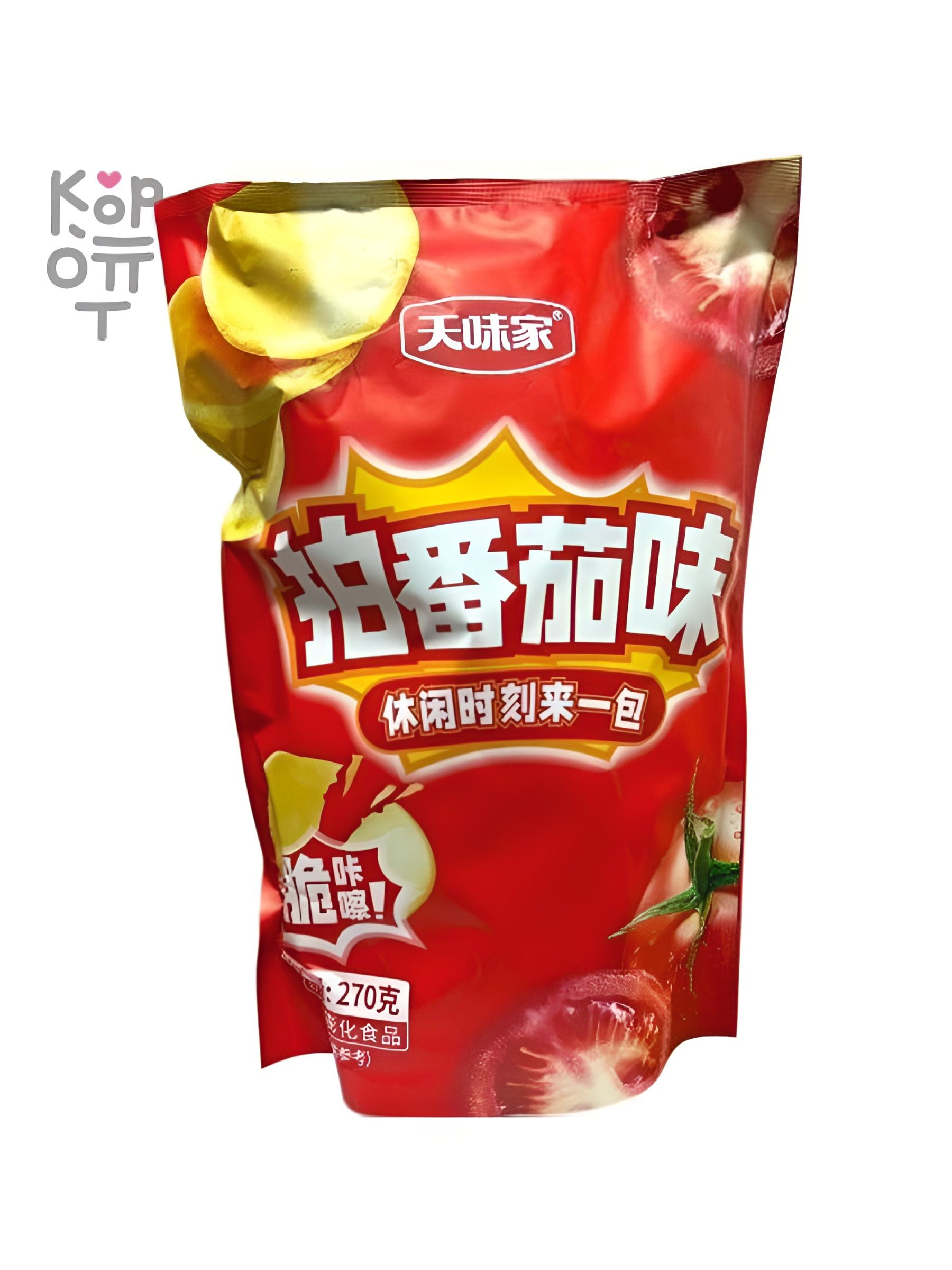 Чипсы Tianweijia со вкусом томатов 270 г. 4 шт.