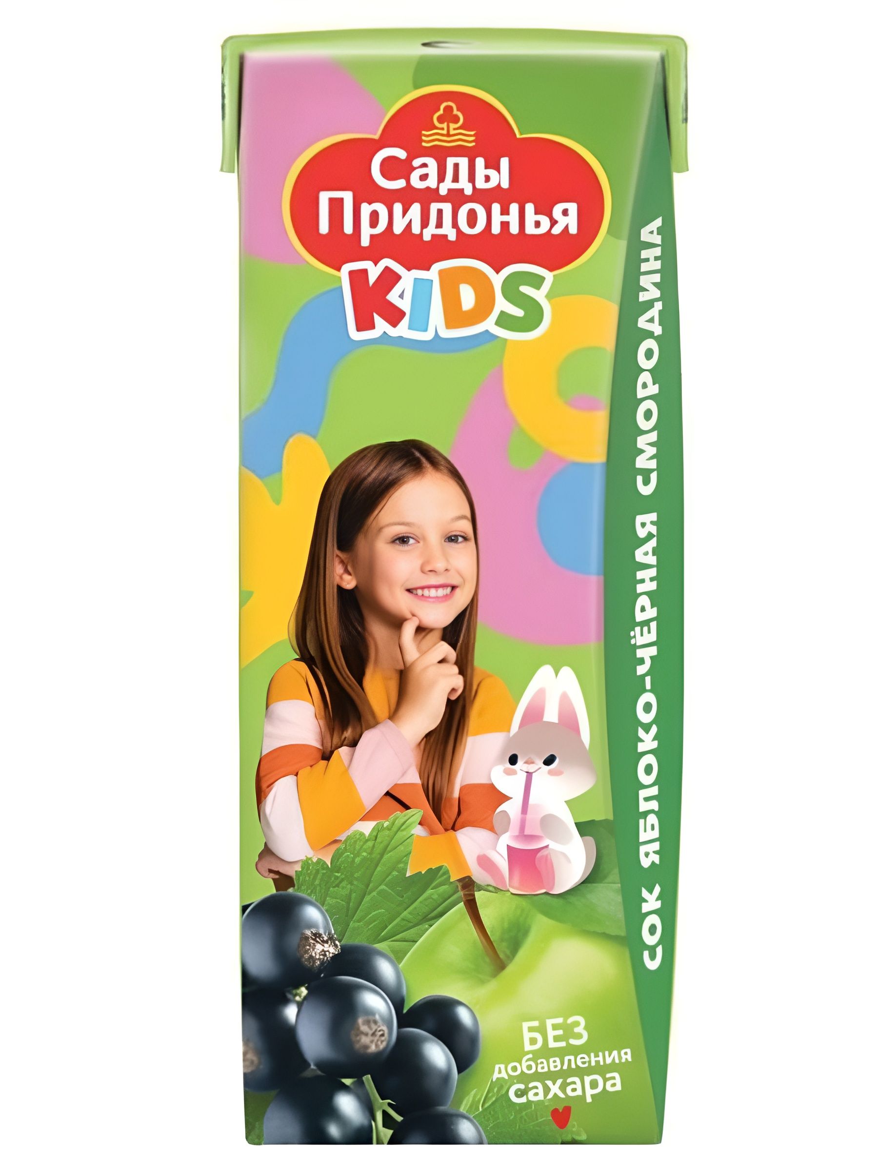 Сок детский "Сады Придонья", Яблоко - Черная смородина, 200 мл. 2 шт.