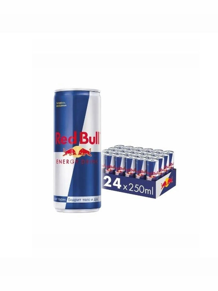 Энергетический напиток Red Bull, 24 шт х 250 мл