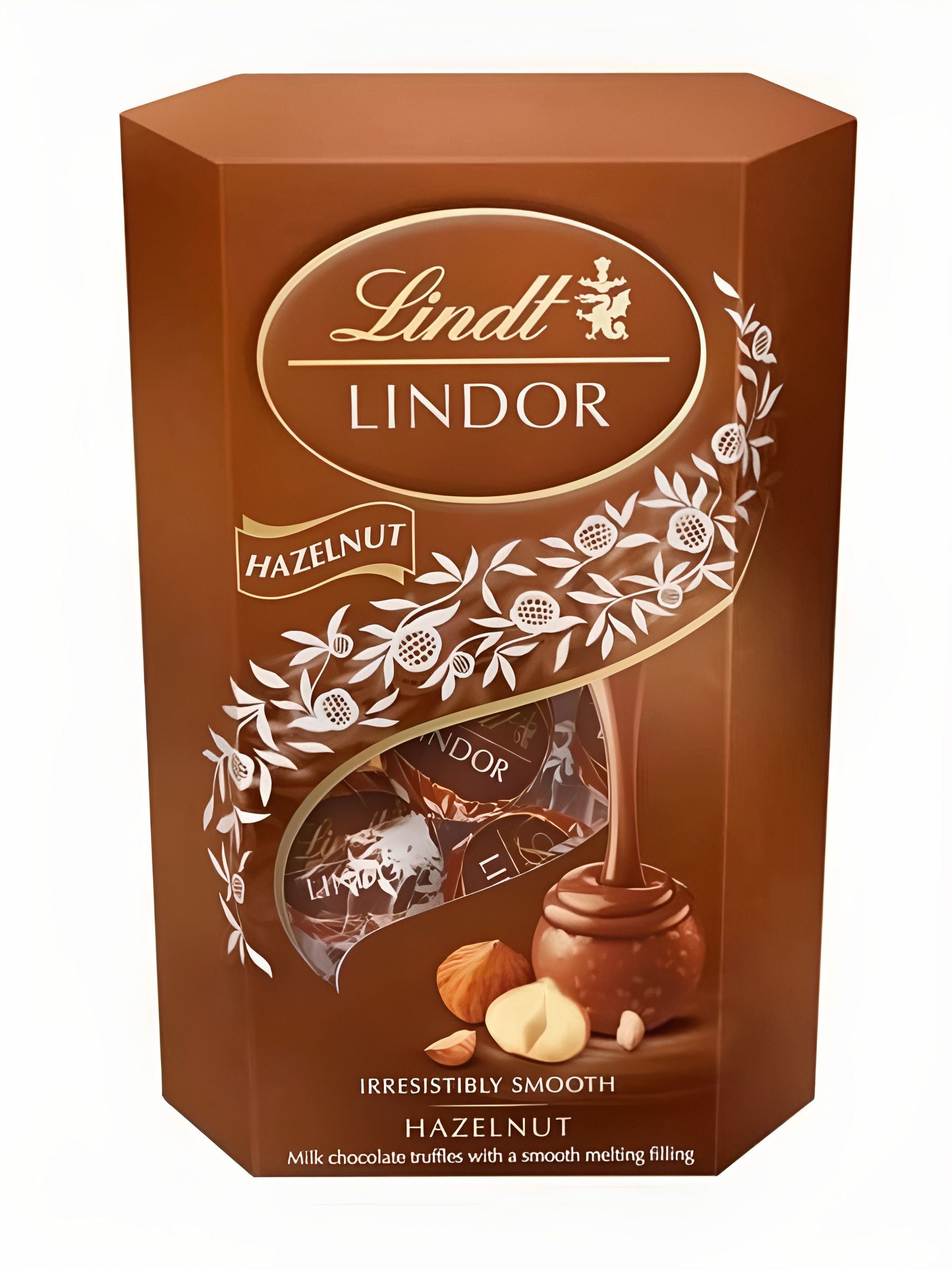Конфеты шоколадные Lindor Hazelnut (лесной орех), 200 гр. 2 шт.