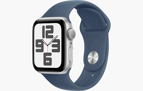 Умные часы Apple Watch SE 40мм (2024) (40mm, Серебристый M/L, M/L)