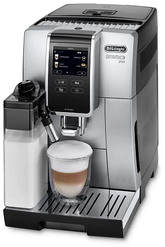 Кофемашина De"Longhi Dinamica ECAM 370.85 (Чёрный/Белый)
