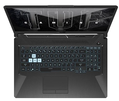 Ноутбук ASUS TUF Gaming F17 FX706HEB-HX171W 1920x1080, Intel Core i5 11400H 2.7 ГГц, RAM 16GB, SSD 512GB, NVIDIA GeForce RTX 3050 Ti, Windows 11 Home, 90NR0714-M002K0 (Чёрный, 16 ГБ, 512 ГБ)