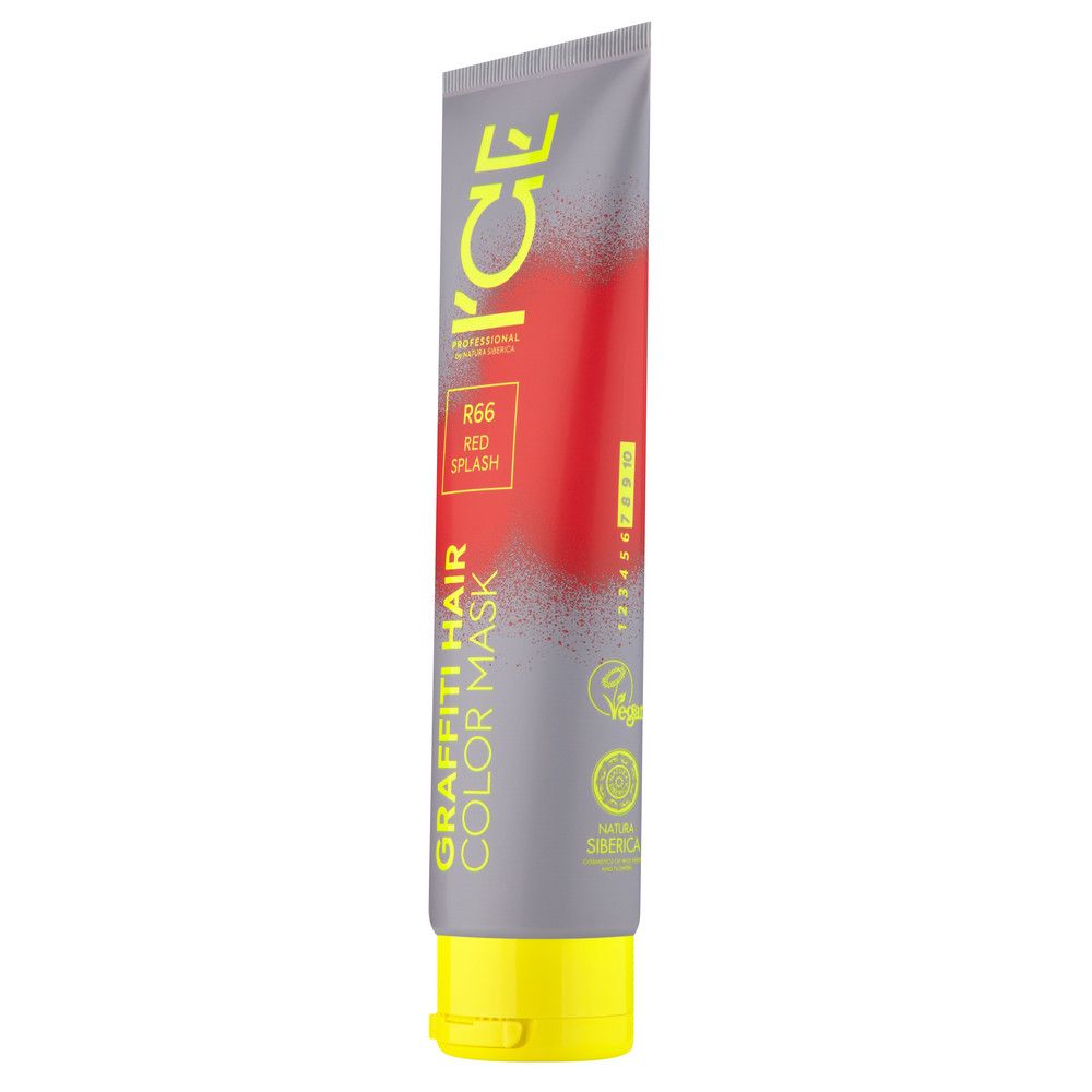 Тонирующая маска для волос ICE by Natura Siberica COLOR MASK Red Splash, 140 мл х 10шт.