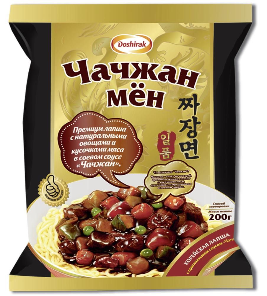Лапша Доширак Чачжан Мен корейская, 200г х 16 шт.