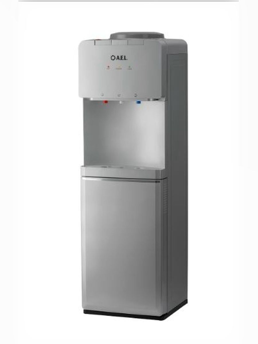Кулер для воды LD-AEL-422c silver с шкафчиком