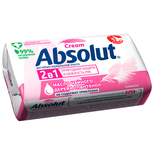 Мыло туалетное Absolut Нежное 90 гр