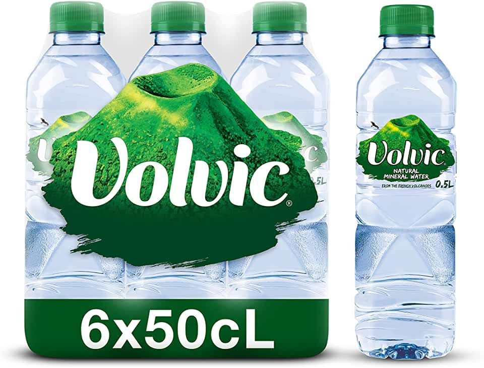 Вода Volvic / Вольвик 0.5 литра, без газа, пэт, 24 шт. в уп.