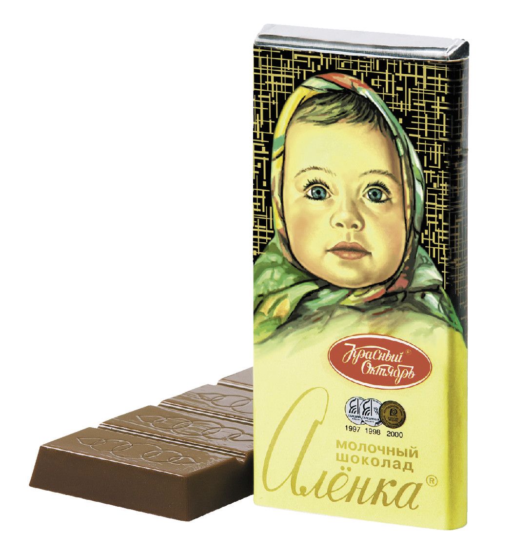 Шоколад Аленка молочный, 60г. Упаковка 25 шт.