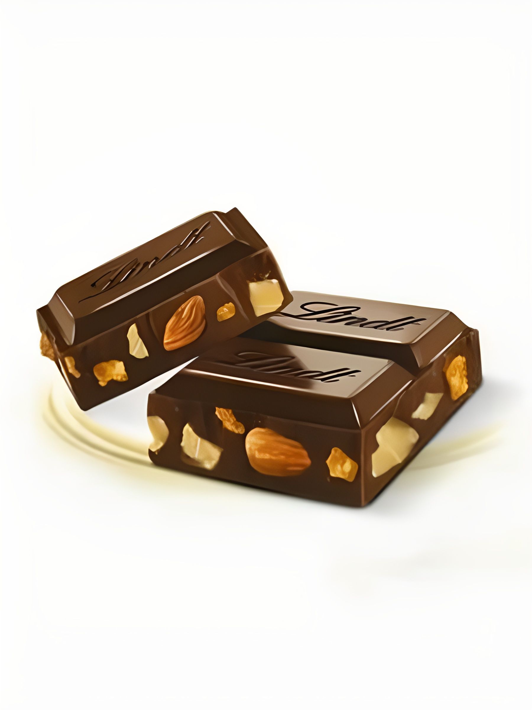Шоколад темный LINDT GOLD с апельсином и цельным миндалем 300г. 2 шт.