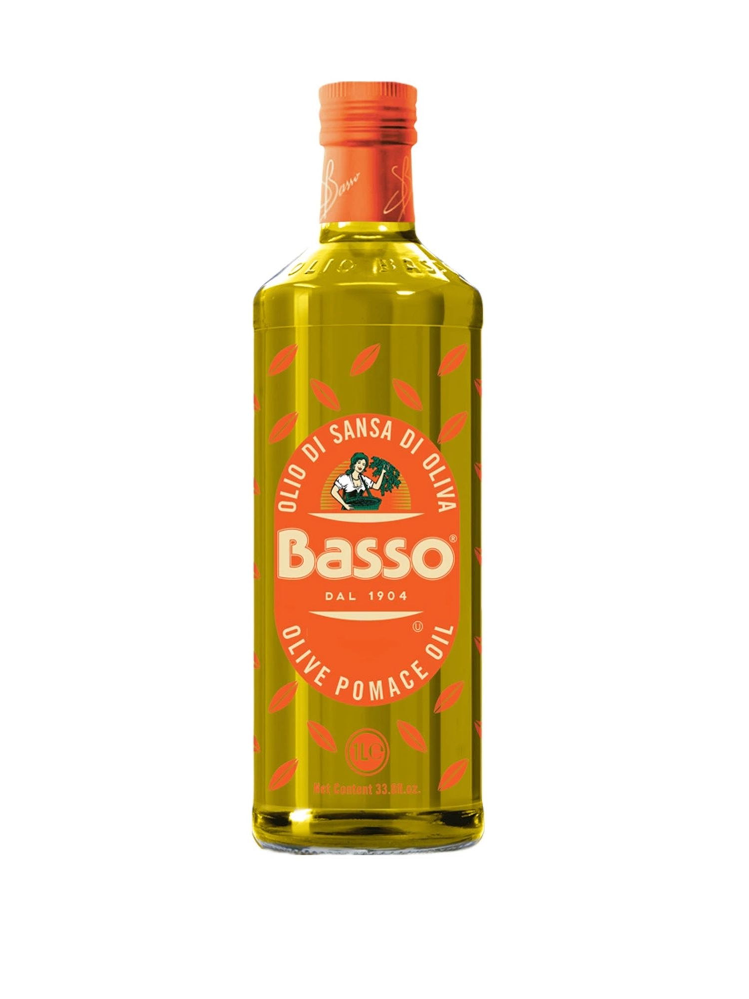 Масло Оливковое Basso Pomace 1л х 4шт.