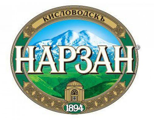 Вода минеральная газированная Нарзан, 1 шт, ПЭТ, 1л.
