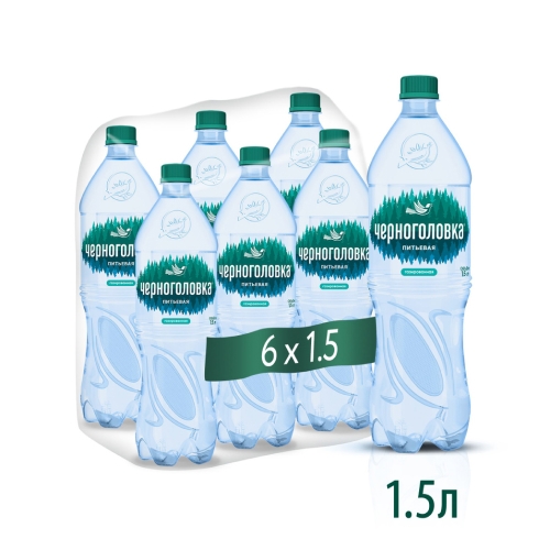 "Черноголовка" 1.5л газ.
