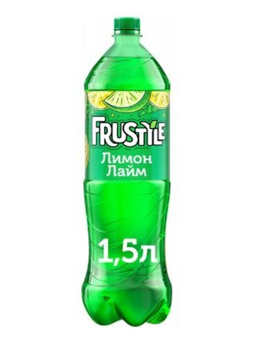 Напиток Frustyle газированный, Лимон-Лайм, 1,5л. ПЭТ. Упаковка 12 шт.