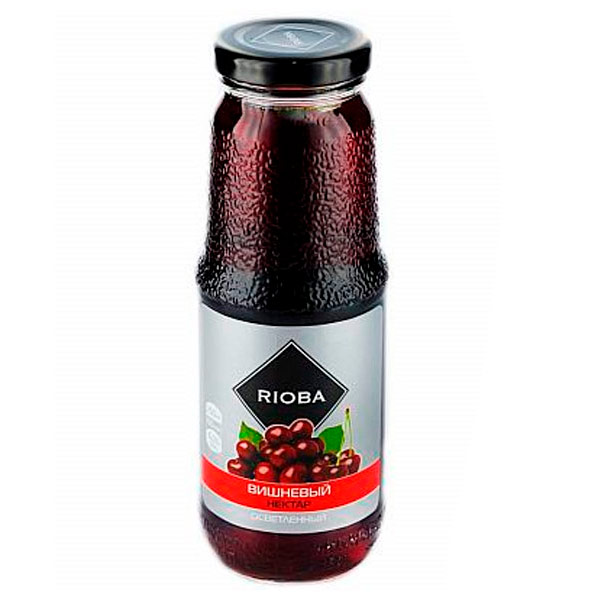 Вишневый сок Rioba 0.25 литра, 8 шт. в уп.