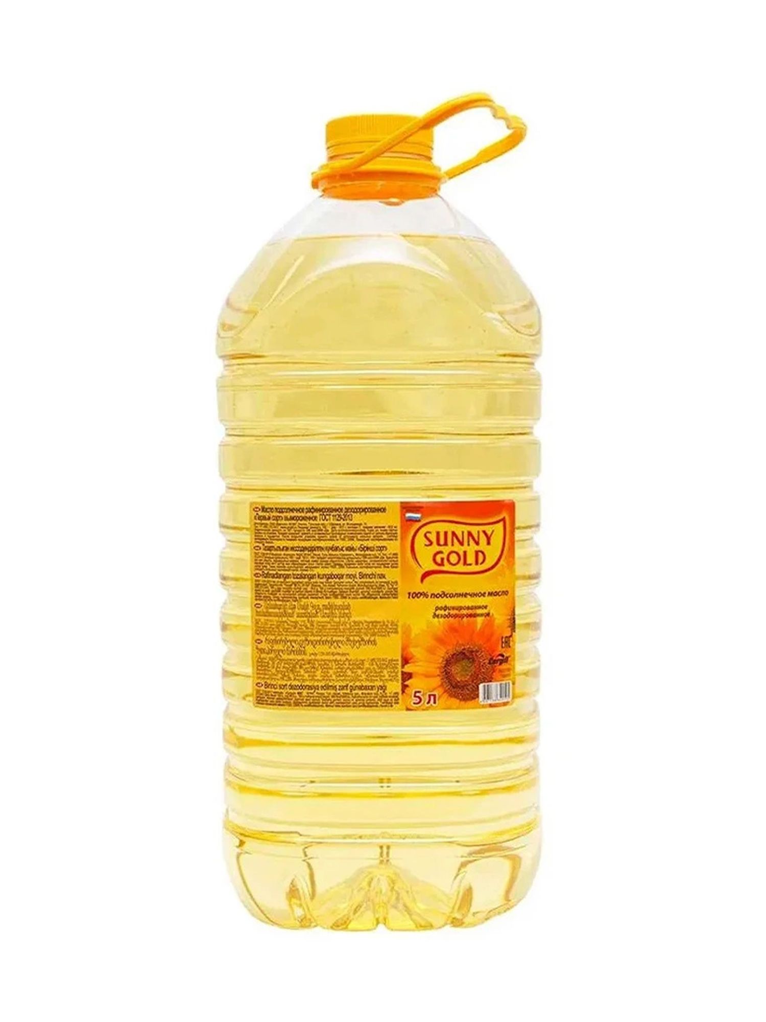 Масло Подсолнечное Sunny Gold Рафинированное 5л