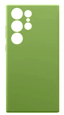 Чехол силиконовый для Samsung Galaxy S23 Ultra (Зеленый)