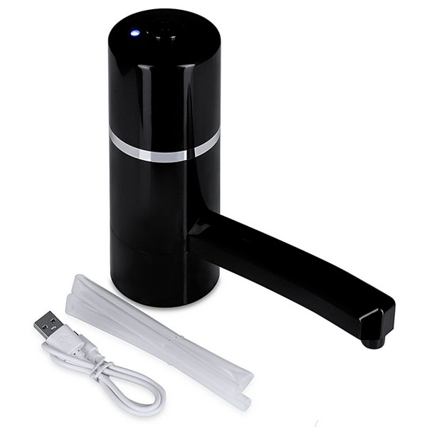 Помпа Ecotronic PLR-510 black электрическая на аккумуляторе с USB-адаптером для 19л бутылей