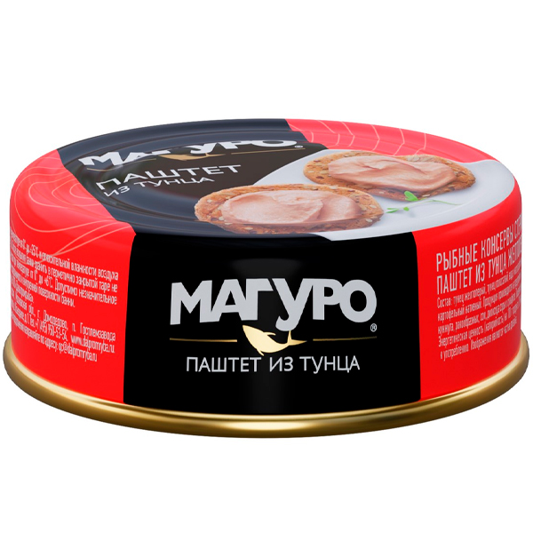 Паштет Магуро из тунца желтоперого и полосатого 90 гр