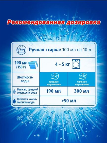 Стиральный порошок ЛОСК color 2,7 кг 18 стирок (для цветного белья)