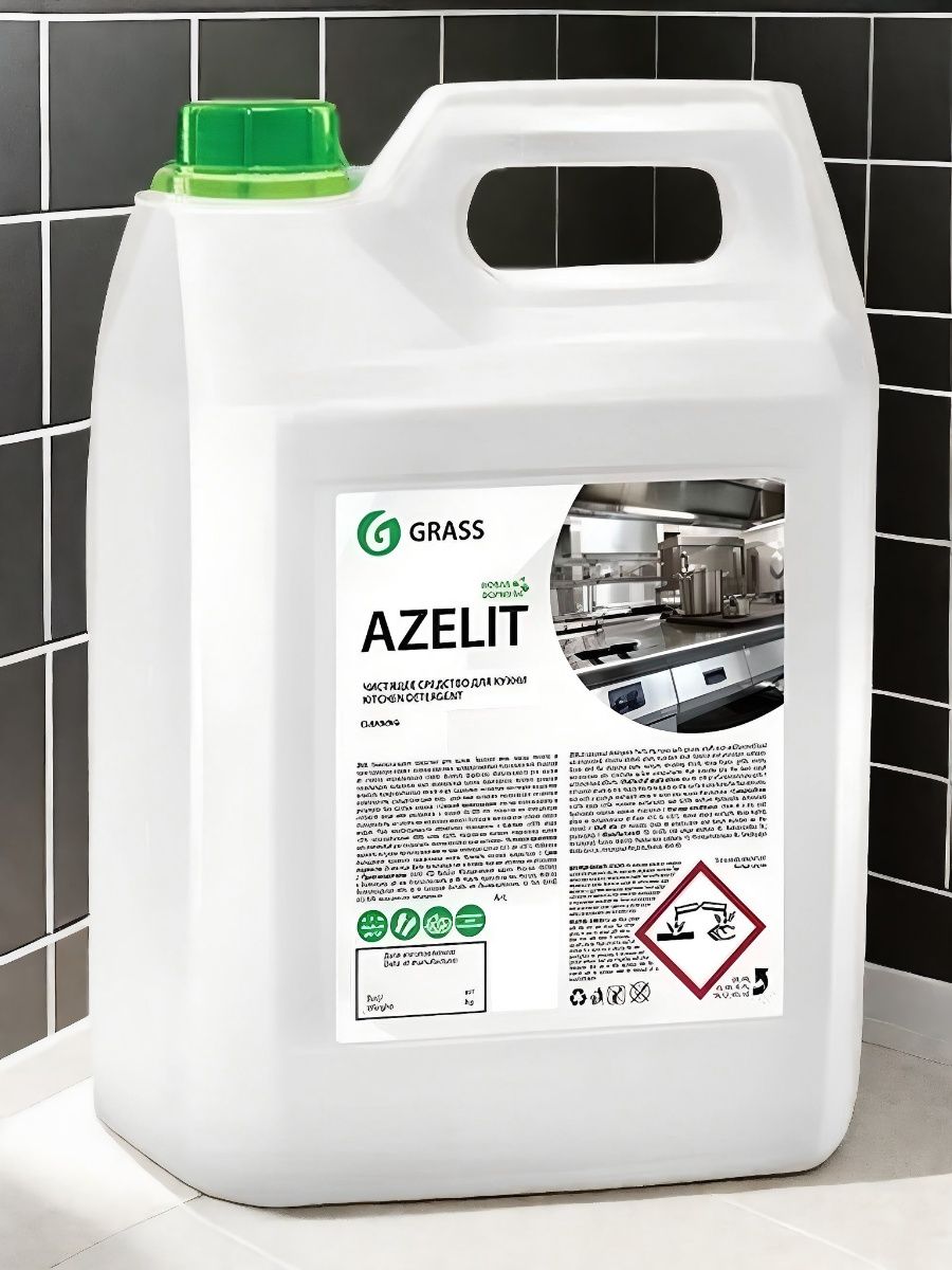 Средство Чистящее Grass Azelit для Кухни, 5 л. ( 5.6 кг). Набор 4 шт.
