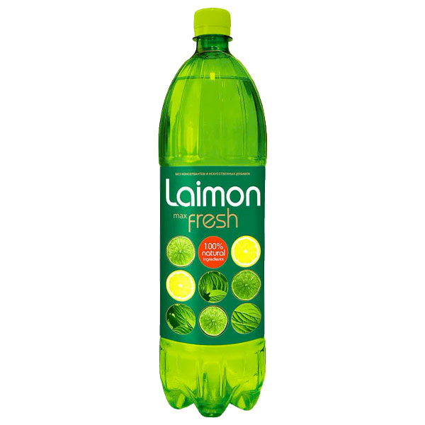 Напиток Laimon Fresh Мята-Лайм-Лимон 1.5 литра, среднегазированный, ПЭТ, 6 шт. в уп.